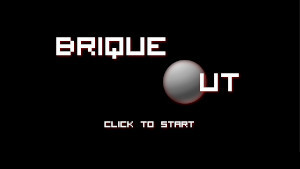 Brique Out - Splash screen